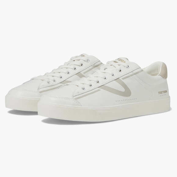 Tretorn Shoes - Tretorn Ladies Hopoer  White Sneakers